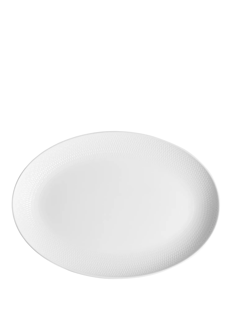 Wedgwood Gio bone china oval serving platter 30cm, imported from the UK