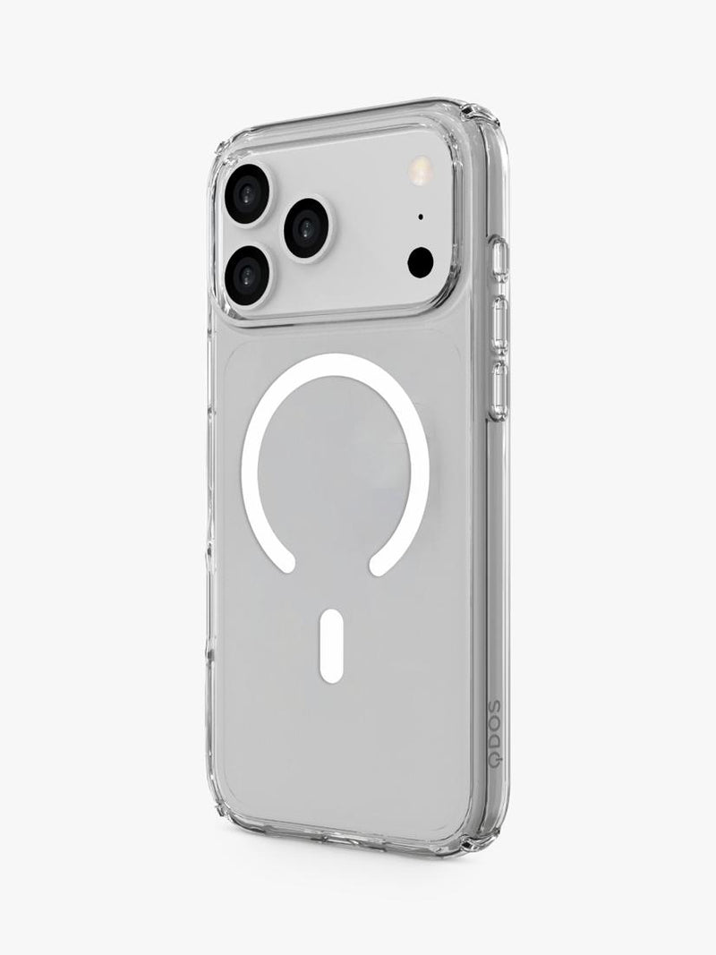 QDOS Hybrid Drop Case for iPhone 17 Pro Max Clear (British brand)