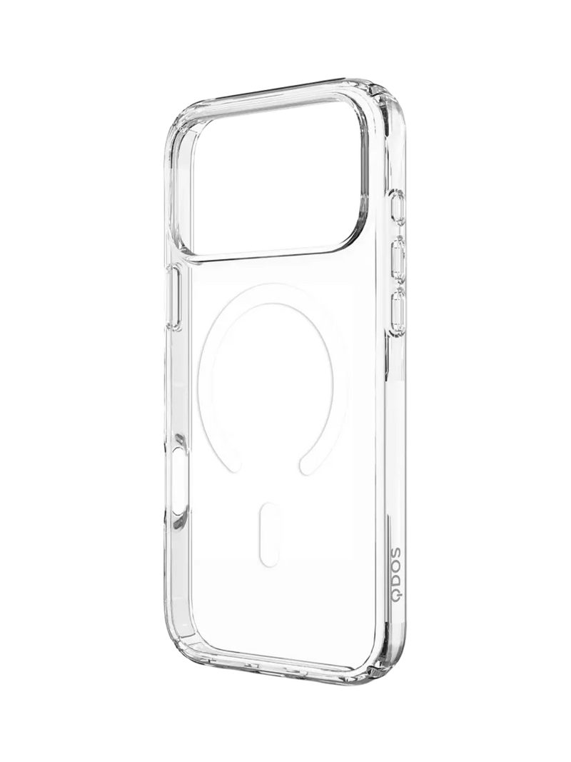 QDOS Hybrid Drop Case for iPhone 17 Pro Max Clear (British brand)