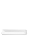Wedgwood Gio rectangular bone china tray 21cm white, UK version