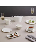 Wedgwood Gio rectangular bone china tray 21cm white, UK version