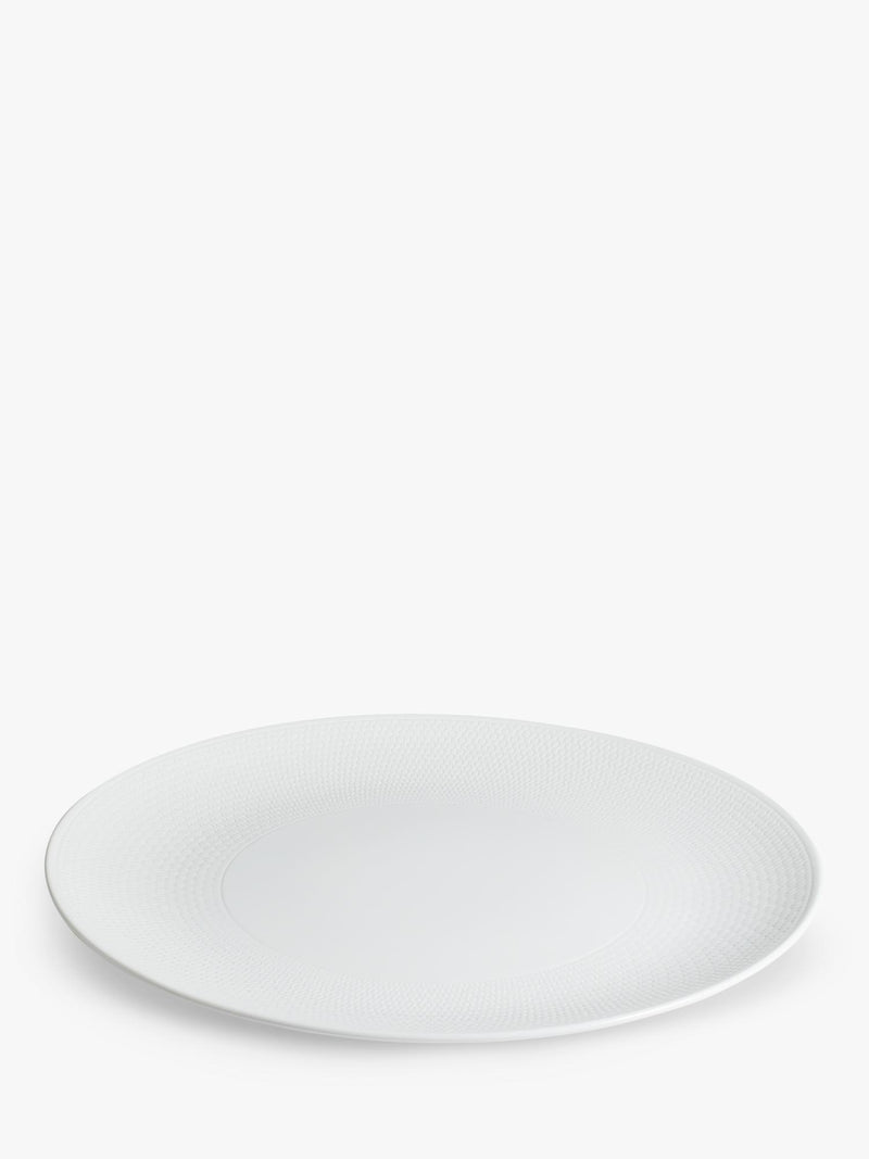 Wedgwood Gio bone china round serving platter 34cm, imported from the UK