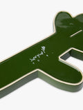 The Conran Shop glazed ceramic pen tray dark green - British product