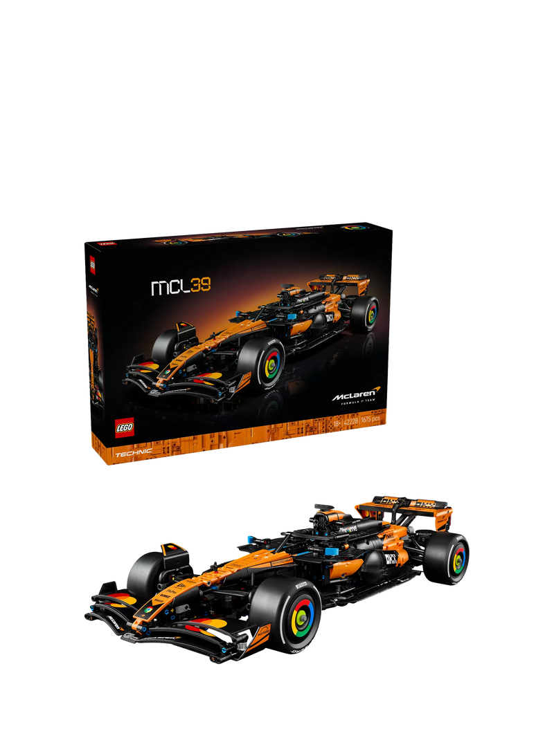 LEGO McLaren MCL39 1:8 scale F1 car model, UK version