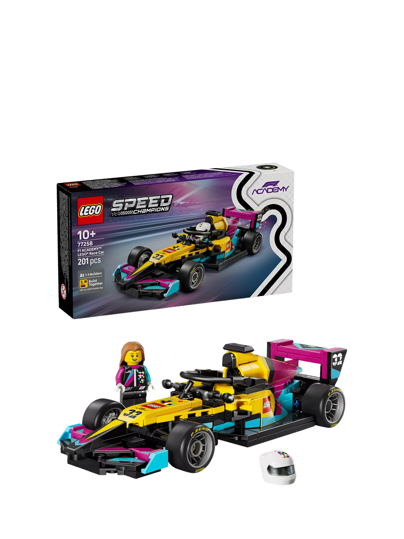 LEGO F1 ACADEMY race car 201-piece set, imported from the UK