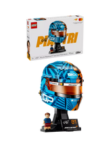 John Lewis LEGO McLaren Mastercard F1 Team Oscar Piastri Helmet Building Set 793 Pieces- Buy online at McGrocer