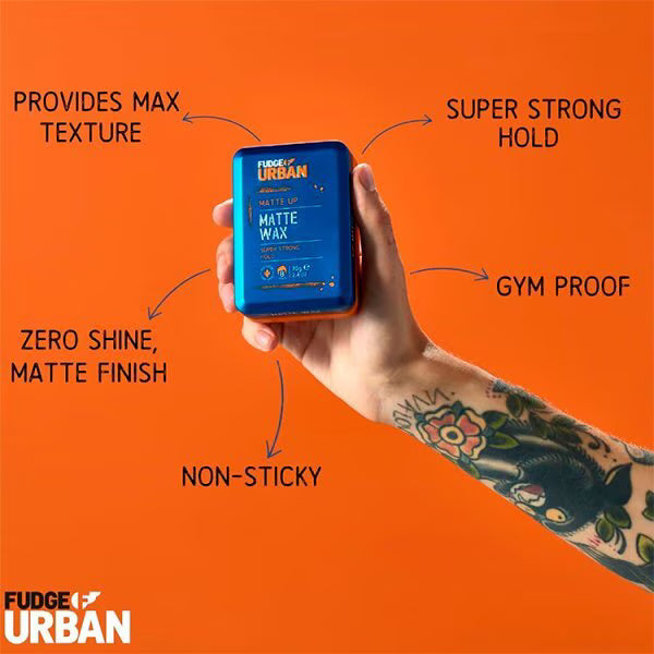 Fudge Urban Matte Wax Hair Styling 70ml - British product