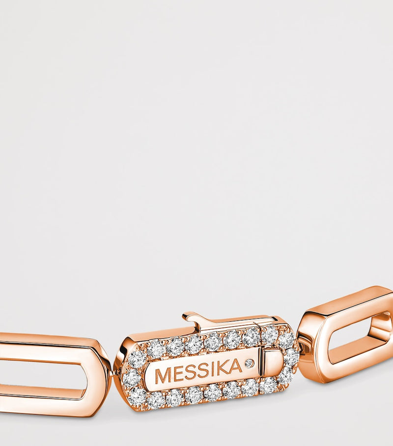 Messika Imperial Move pink gold diamond bracelet 2.90ct (British brand)