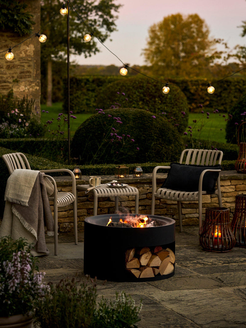 Garden Trading Sarsden fire pit black 70cm, imported from the UK