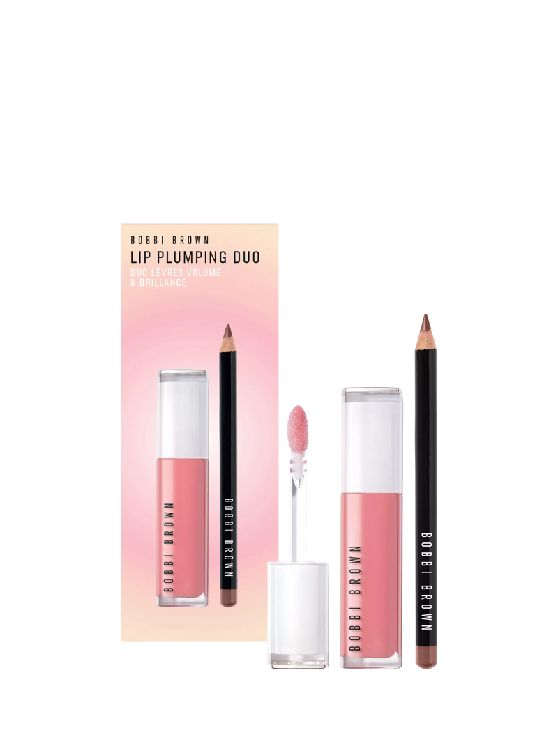 Bobbi Brown Lip Plumping Duo gift set with serum and pencil (British brand)