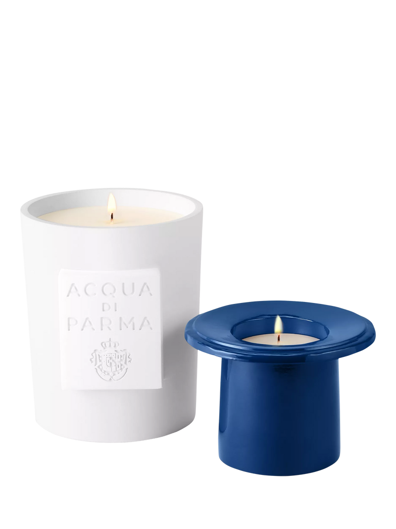 Acqua di Parma Chapeau scented candle 400g and 100g, UK version