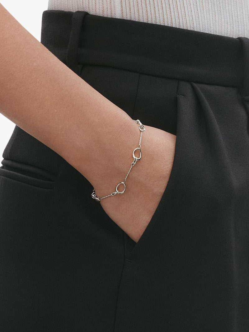 Georg Jensen Offspring interlock bracelet sterling silver - British product