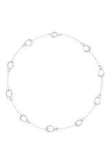 John Lewis Georg Jensen Offspring Interlock Sterling Silver Necklace 45cm- Buy online at McGrocer