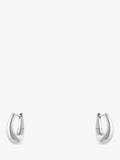 Georg Jensen sterling silver detachable hoop earrings H32mm W20mm - British product