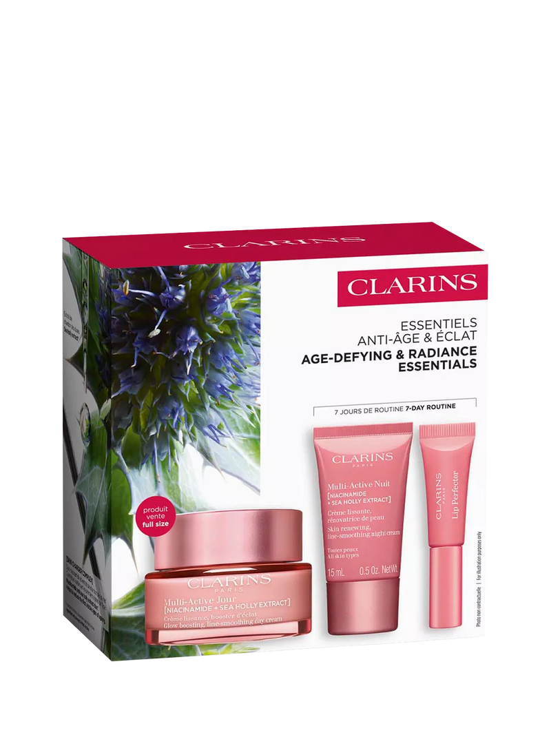 Clarins Multi-Active skincare gift set with day cream 50ml, UK version