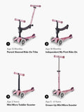 Micro Scooters 4-in-1 toddler scooter with LED wheels - British product