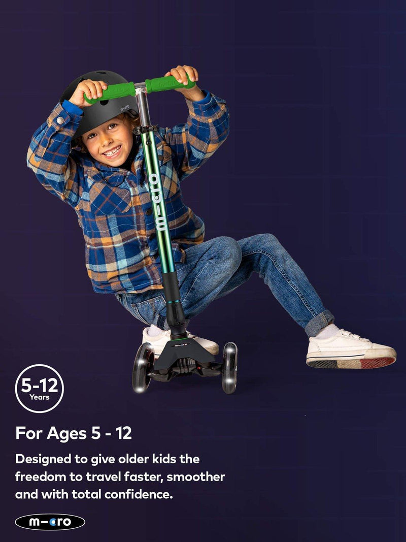 Micro Scooters Maxi Micro foldable LED scooter (British brand)