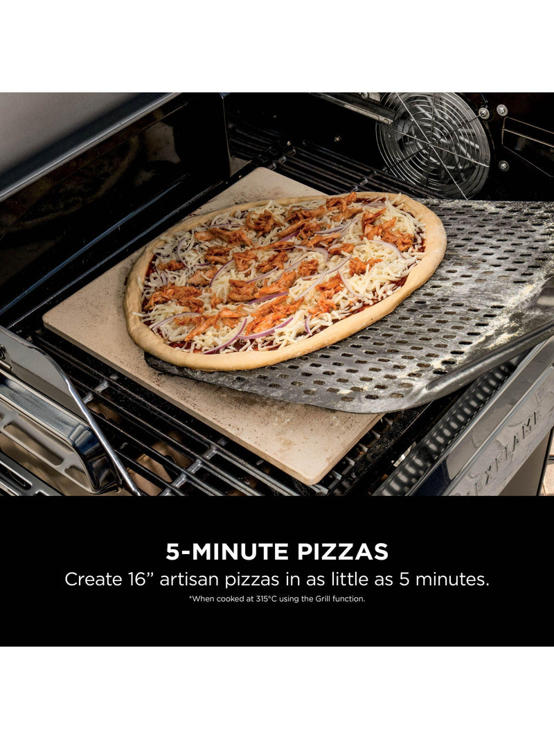 Ninja FlexFlame Ultimate Bundle outdoor cooking system with pizza stone, UK version