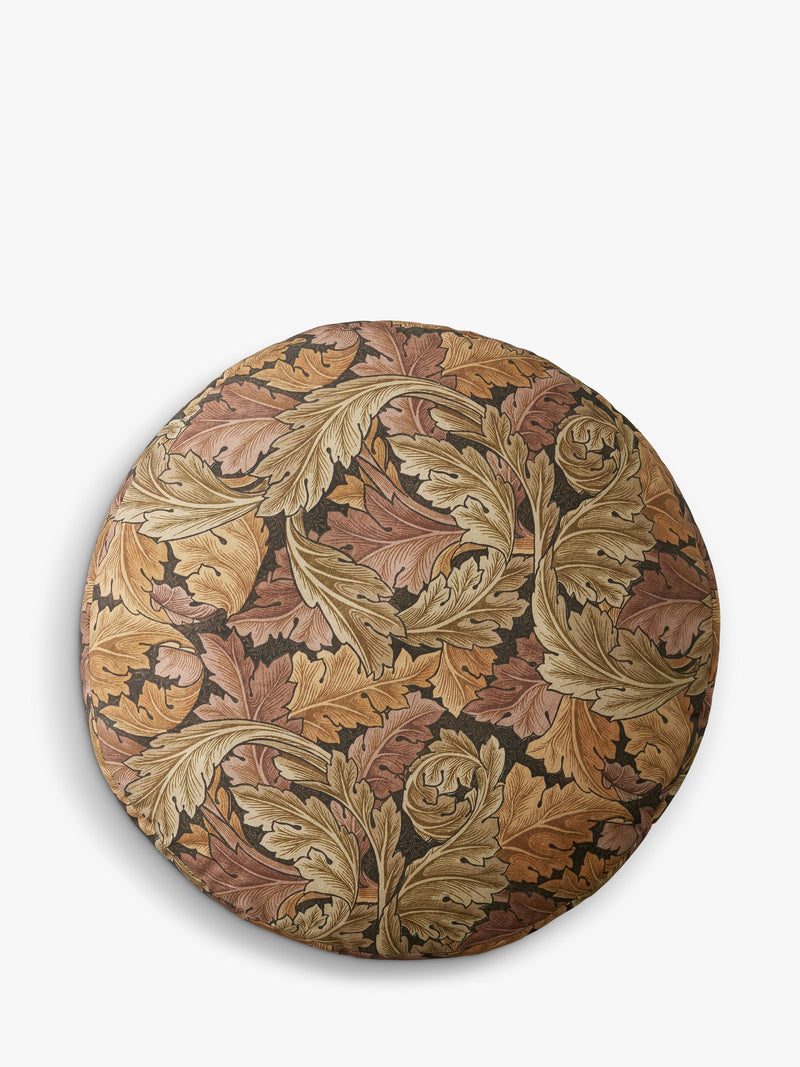 William Morris At Home Acanthus pouffe acorn (British brand)