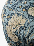 William Morris Pimpernel pouffe 60cm wide - British product