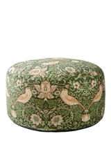 John Lewis William Morris At Home Strawberry Thief Pouffe, Nettle- Buy online at McGrocer