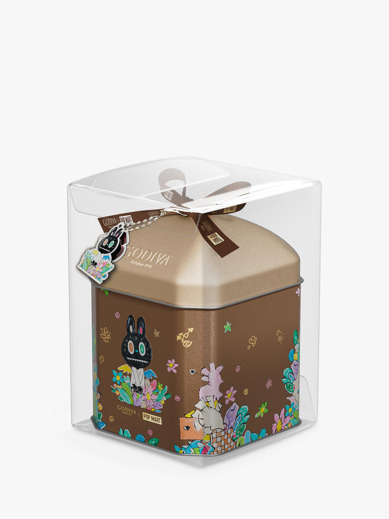 Godiva LABUBU dark chocolate ganache tin 78g, UK version