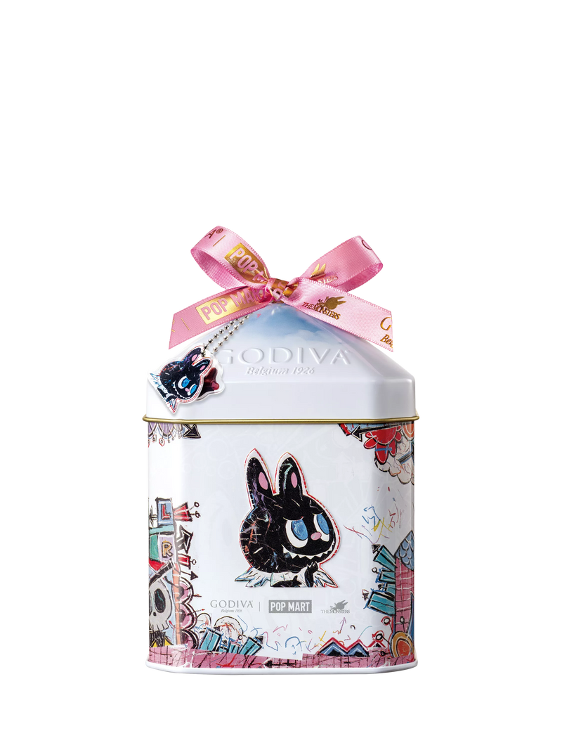 Godiva x LABUBU dark chocolate star tin 75g, imported from the UK