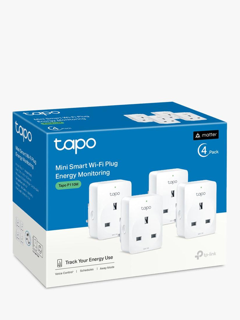 TP-Link Tapo P110M smart plug pack, UK version