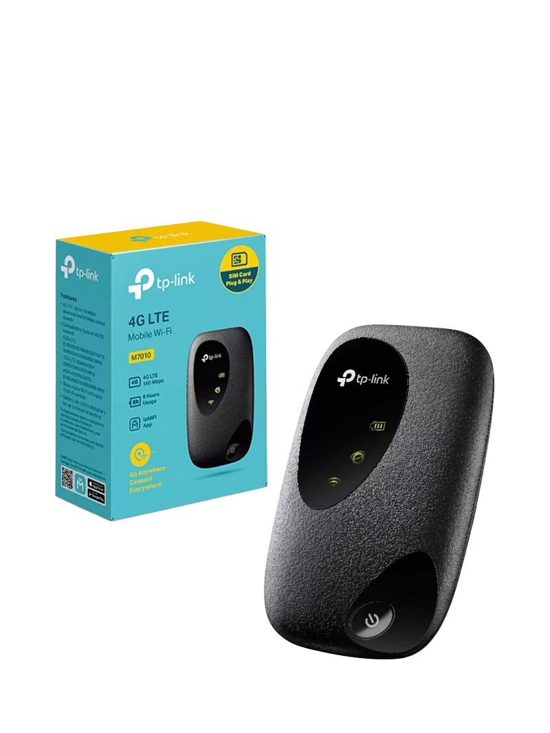 TP-Link M7010 4G LTE mobile Wi-Fi hotspot in black - British product