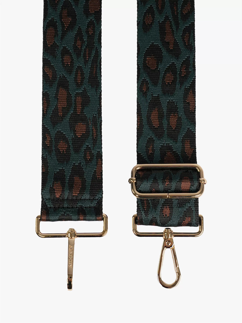 Apatchy London cheetah print adjustable strap teal, UK version
