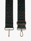 Apatchy London cheetah print adjustable strap teal, UK version