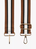 Apatchy London tan stripe strap 122cm, imported from the UK
