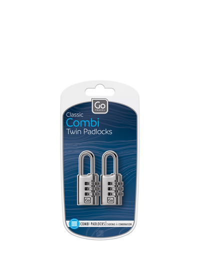 John Lewis Go Travel Combination Luggage Padlock Pack of 2- Buy online at McGrocer