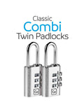 Go Travel combination padlock pack of 2, imported from the UK