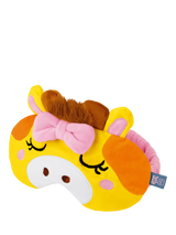 John Lewis Go Travel Kids Giraffe Snuggle Eye Mask Yellow- Buy online at McGrocer