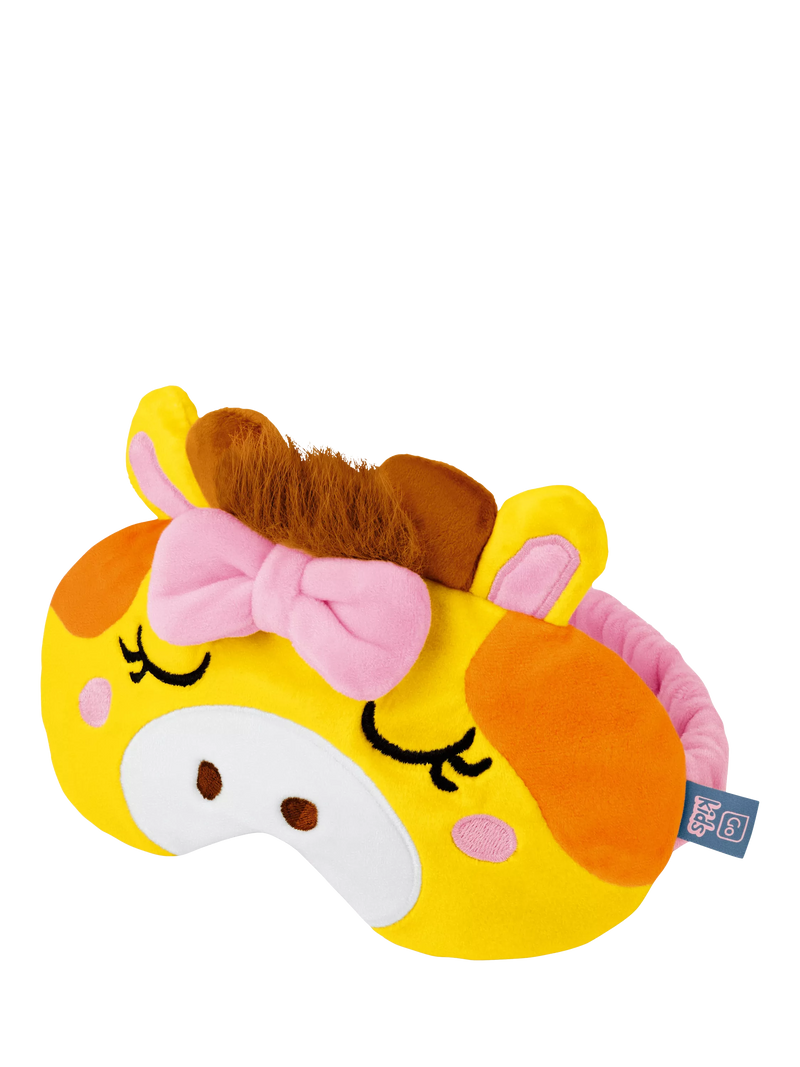 Go Travel giraffe eye mask yellow - British product