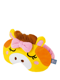 Go Travel giraffe eye mask yellow - British product