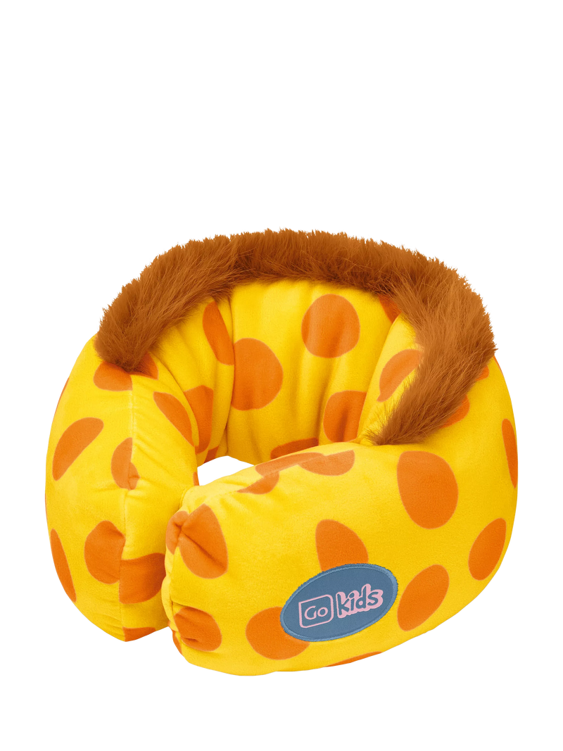 Go Travel kids' giraffe snuggle travel pillow yellow, imported from the UK
