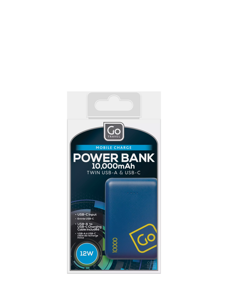 Go Travel mobile charge 10,000 power bank, imported from the UK