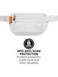 Go Travel RFID waist wallet Grey, UK version