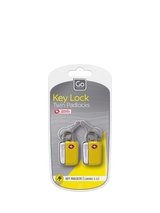 John Lewis Go Travel Travel Padlock 2-Pack Yellow- Buy online at McGrocer