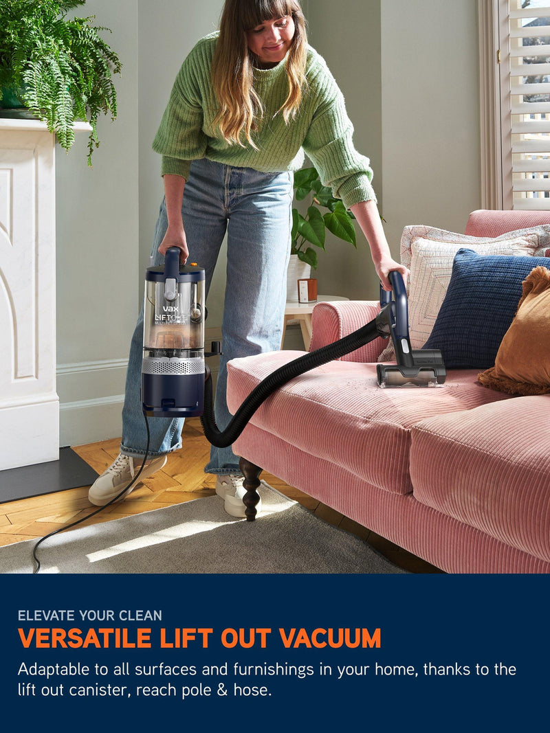 Vax LiftOut Multi Pet upright vacuum cleaner Blue Graphite, UK version