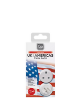 John Lewis Go Travel Americas Travel Adapter Pack of 2- Buy online at McGrocer
