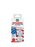 Go Travel travel adapter pack of 2 - British product