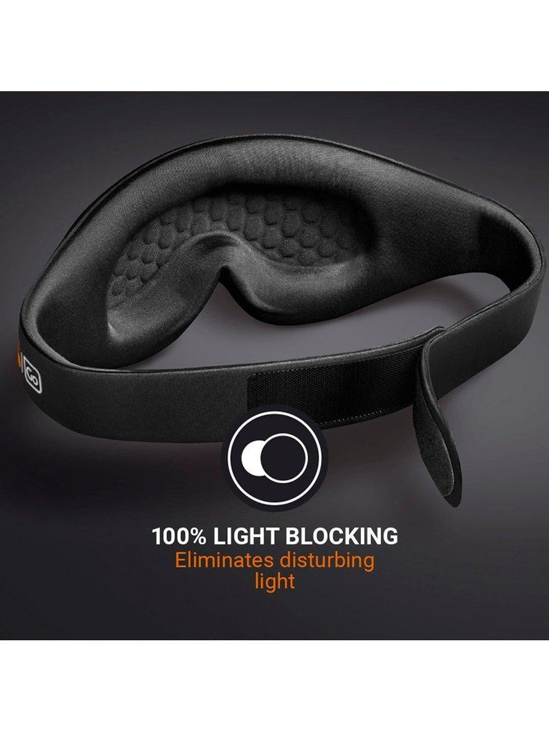 Go Travel Ultimate Eye Mask black travel accessory, British brand