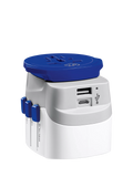 Go Travel USB-A and USB-C travel adapter, imported from the UK