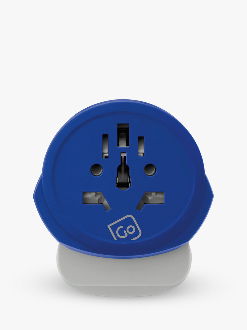Go Travel USB-A and USB-C travel adapter, imported from the UK