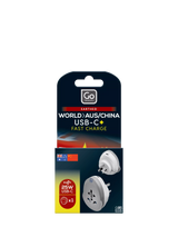John Lewis Go Travel World AUS/China USB-C Charger 25W Fast Charging Travel Adaptor- Buy online at McGrocer