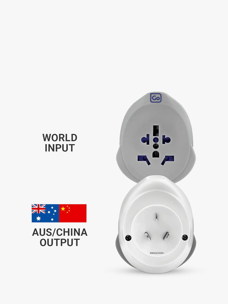 Go Travel WORLD USB-C charger for Australia China - British product