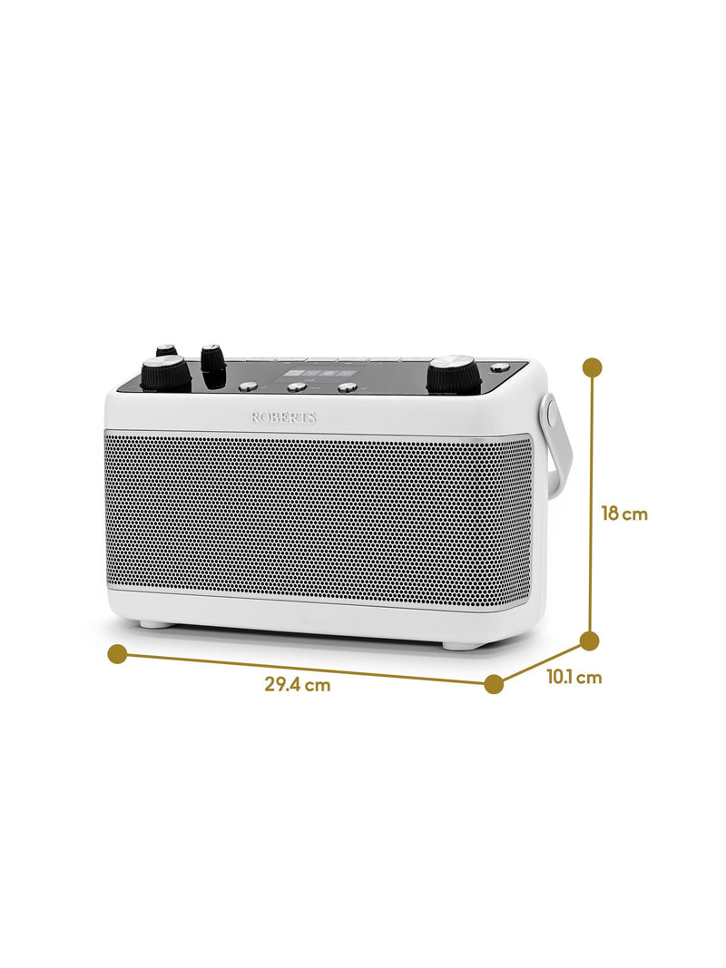Roberts Blutune 7 DAB+ Bluetooth radio white, UK version